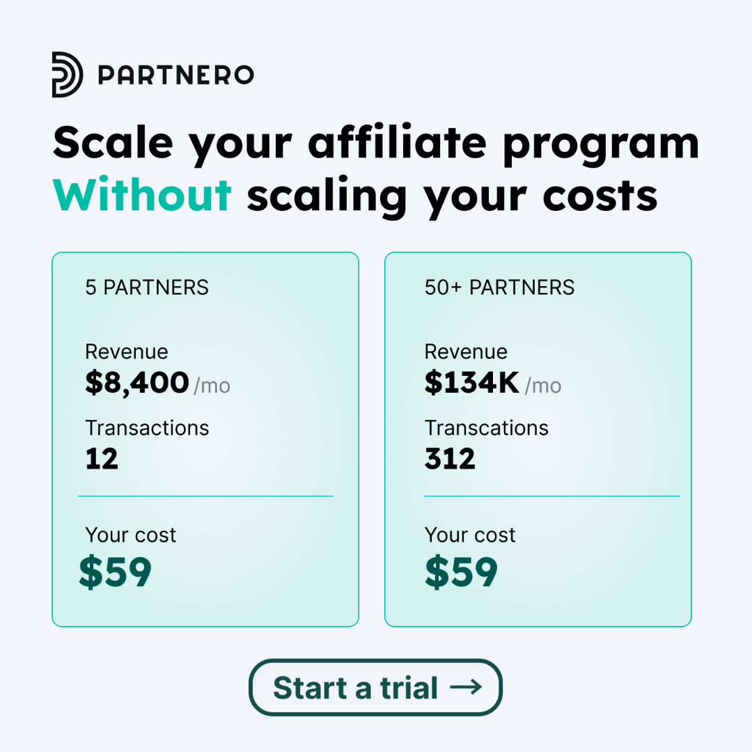Partnero ad - Direct Sign-Up funnel